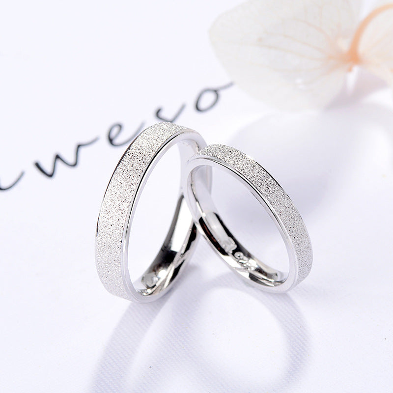 Custom Engraved Couples Wedding Rings for Him or Her
