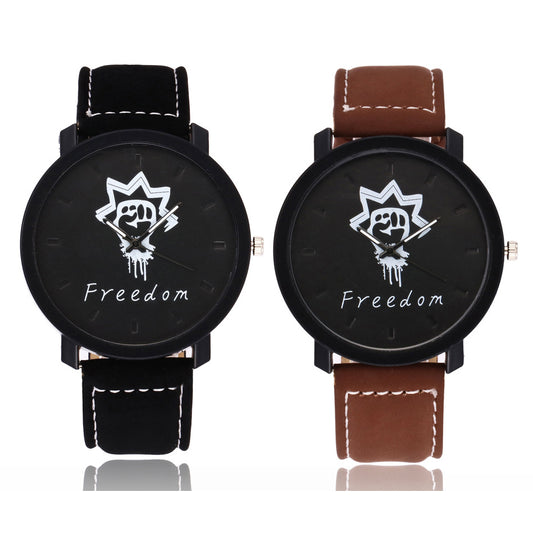 Matching King Queen Freedom Watch Set for Couples