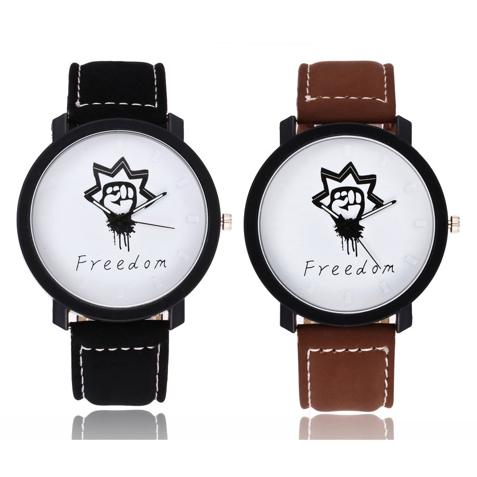 Matching King Queen Freedom Watch Set for Couples