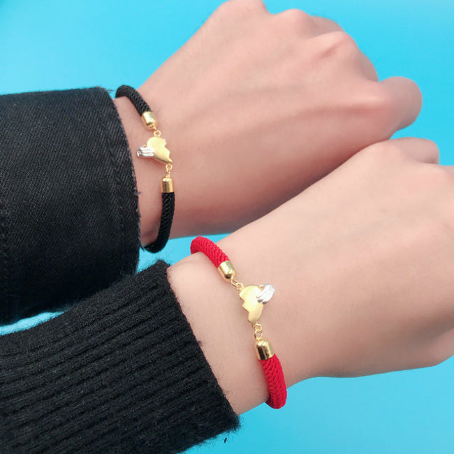 Magnetic Connecting Hearts Friendship Bracelets Set