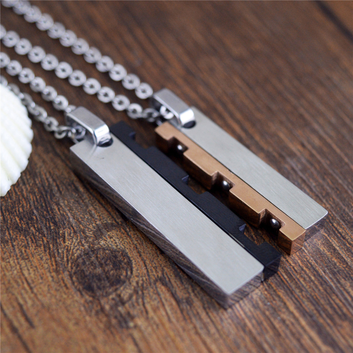 Custom Name Relationship Couples Necklaces Set