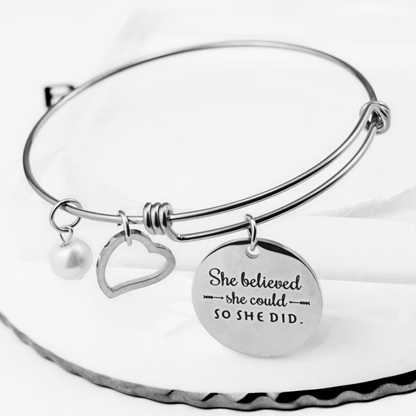 Charm Bracelet Graduation Gift for Daughter