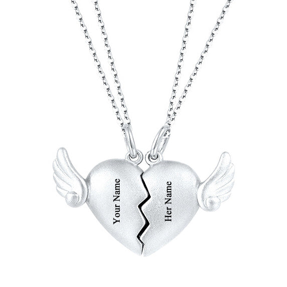 Magnetic Hearts Relationship Necklaces Gift for Boyfriend Girlfriend