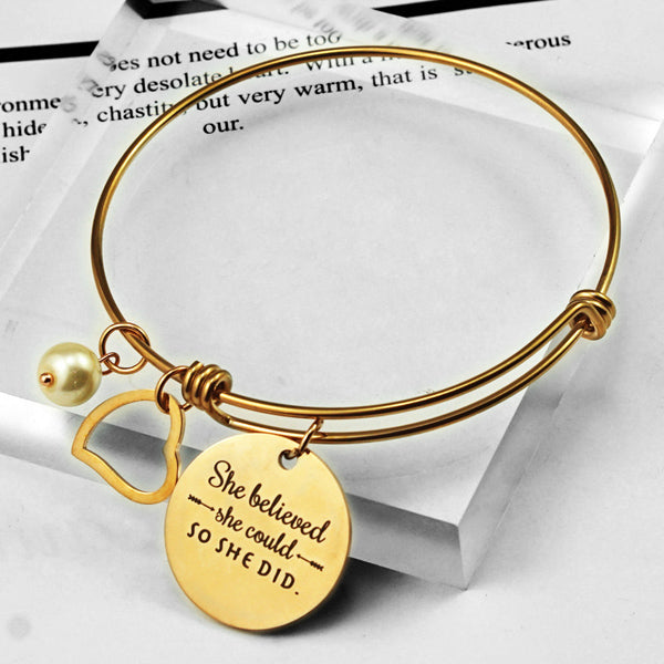 Charm Bracelet Graduation Gift for Daughter