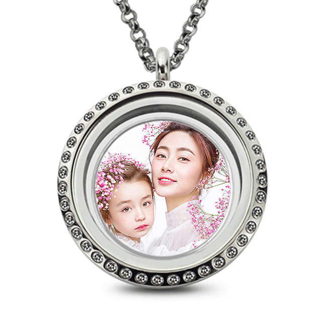 Photo Print Necklace Birthday Gift for Women
