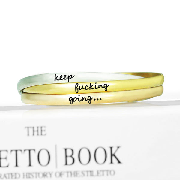 Custom Motivational Bracelet Gift for Her