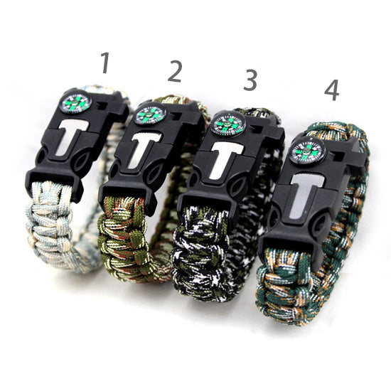 Easy Survival Paracord Bracelet Gift for Campers