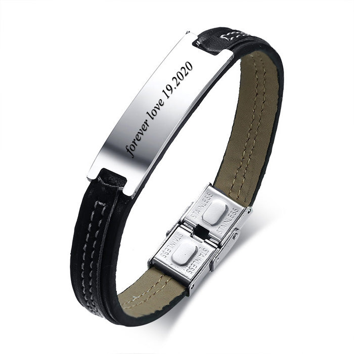 Personalized Promise Bracelet Gift for Guys