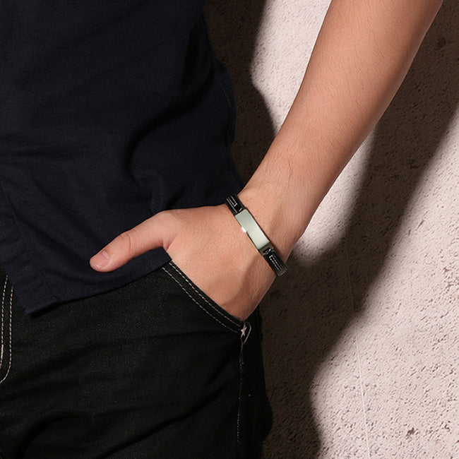Personalized Promise Bracelet Gift for Guys
