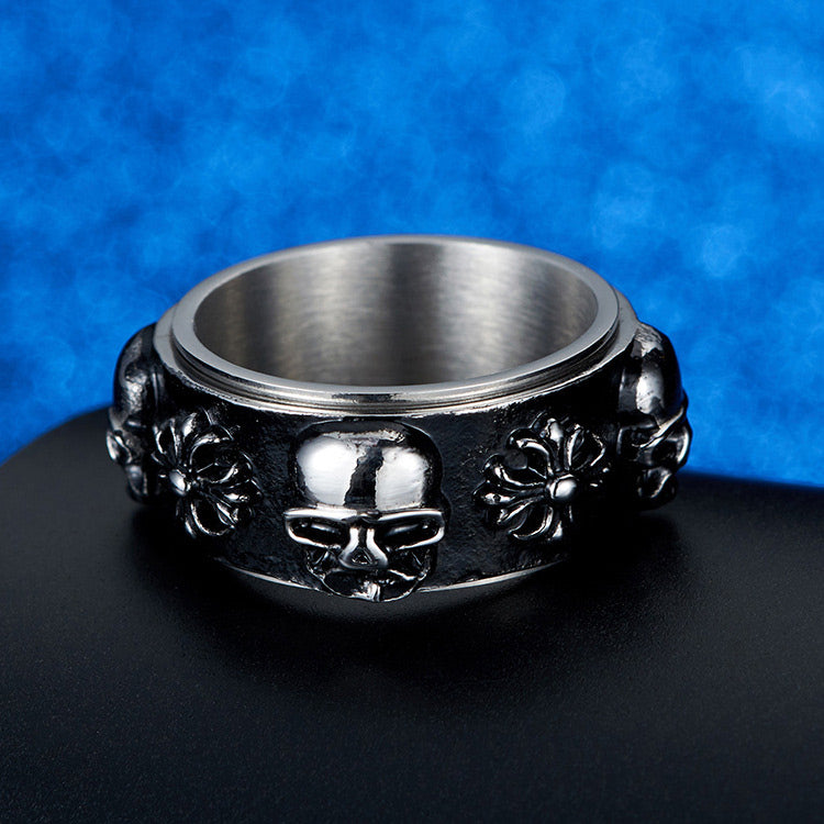 Custom Fidget Spinning Punk Ring
