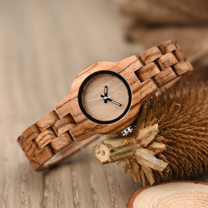 Solid Wood Watch Gift for Women