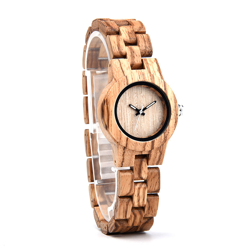 Solid Wood Watch Gift for Women