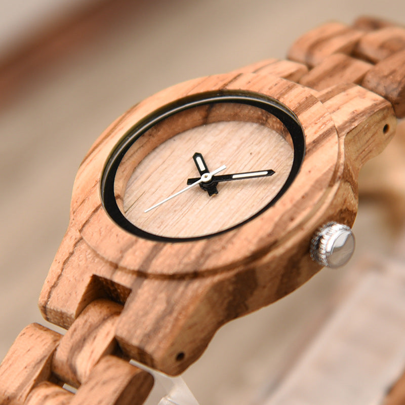 Solid Wood Watch Gift for Women