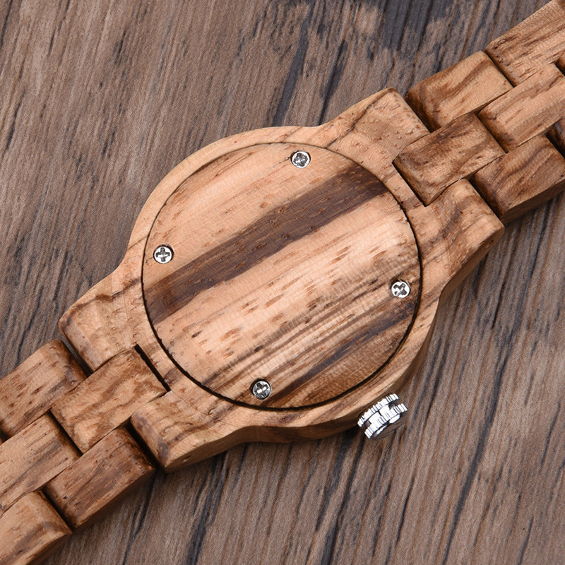 Solid Wood Watch Gift for Women