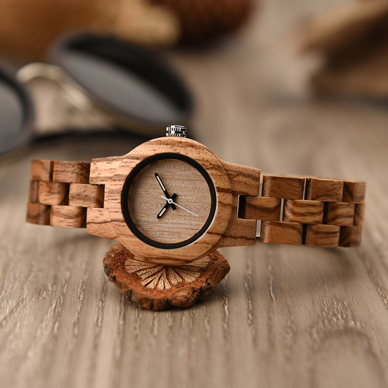 Solid Wood Watch Gift for Women