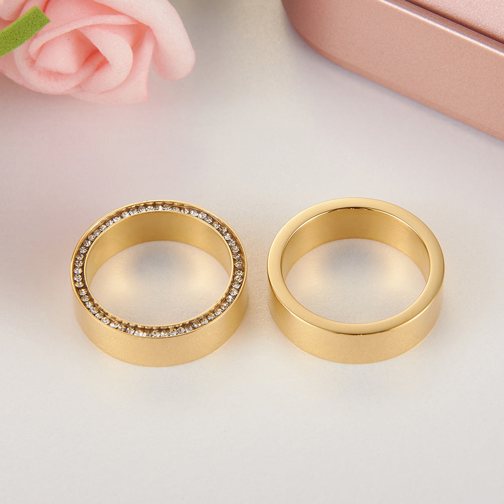 Custom Name Unisex Wedding Ring