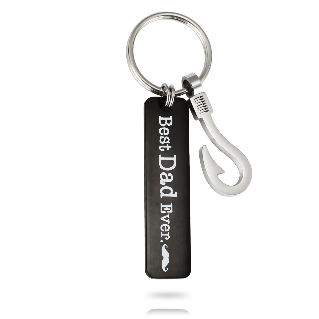 Custom Engravable Keychain Gift for Dad