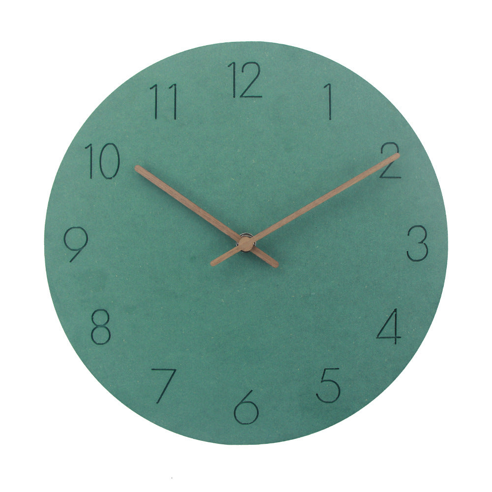 Minimalist Nordic Wall Deco Silent Clock 29cm