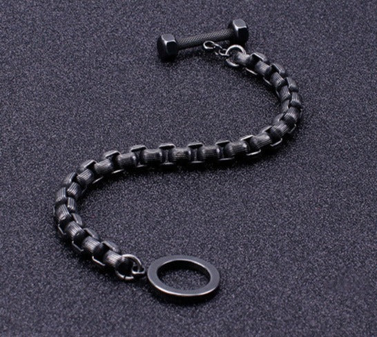Mens Vintage Chain Bracelet 21.5cm