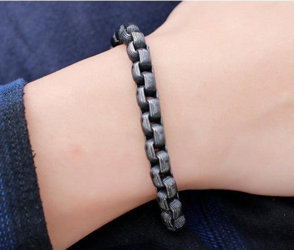 Mens Vintage Chain Bracelet 21.5cm