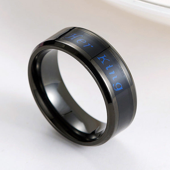 Her King His Queen Anniversary Rings Gift Set