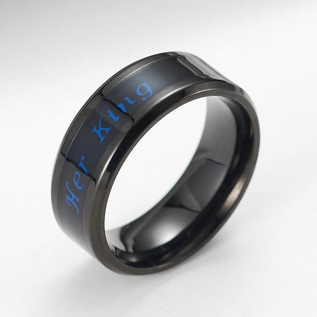 Her King His Queen Anniversary Rings Gift Set
