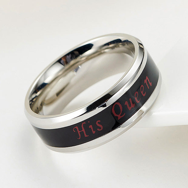 Her King His Queen Anniversary Rings Gift Set
