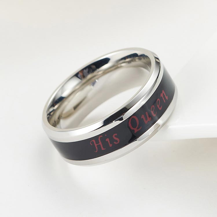 Her King His Queen Couple Wedding Bands