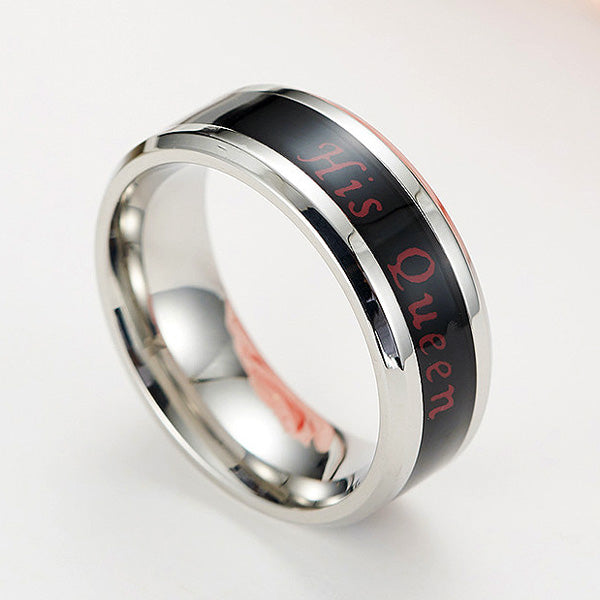 Her King His Queen Anniversary Rings Gift Set