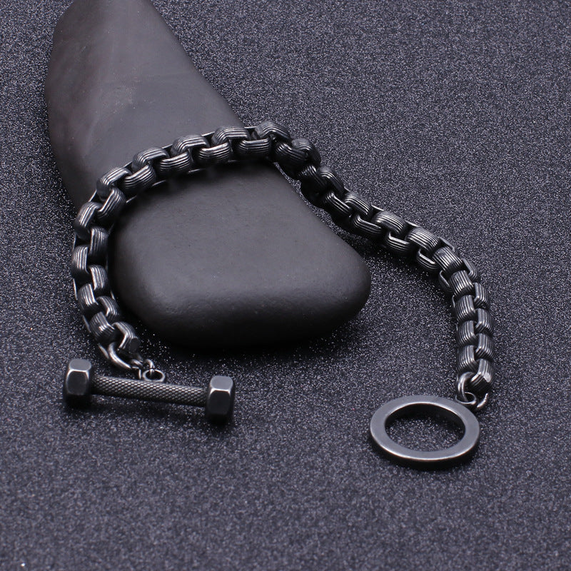 Mens Vintage Chain Bracelet 21.5cm
