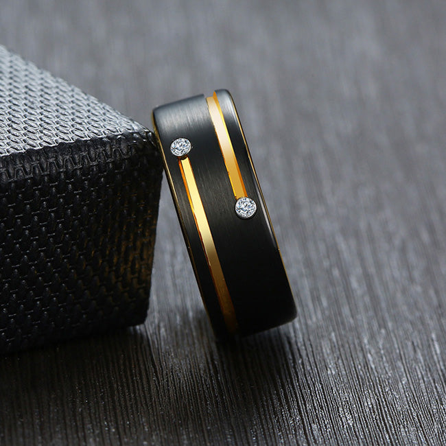 Custom Promise Ring Birthday Gift for Boyfriend 8mm