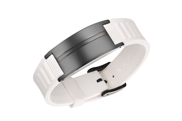 Custom Energy Magnets Mens Bracelet