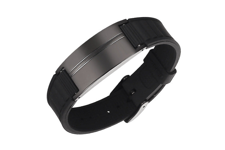 Custom Energy Magnets Mens Bracelet