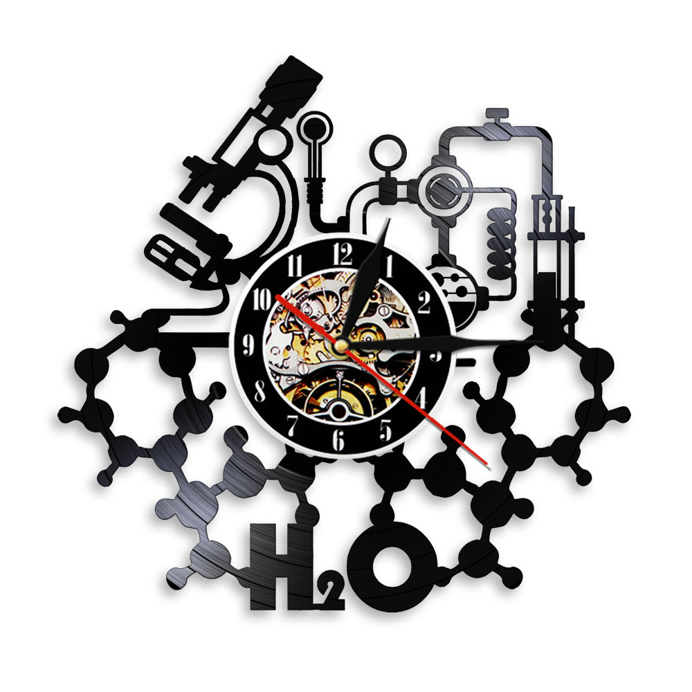 Wall Deco Silent Clock Gift for Scientist