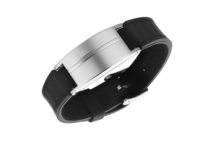 Custom Energy Magnets Mens Bracelet