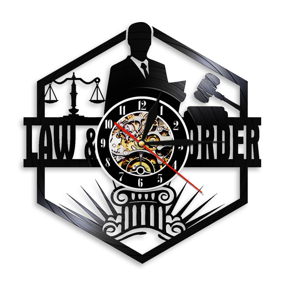 Wall Decoration Clock Gift for Lawyer