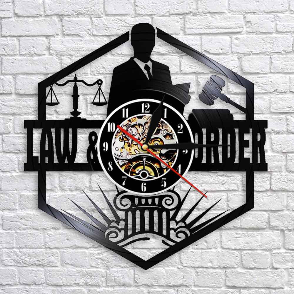 Wall Decoration Clock Gift for Lawyer