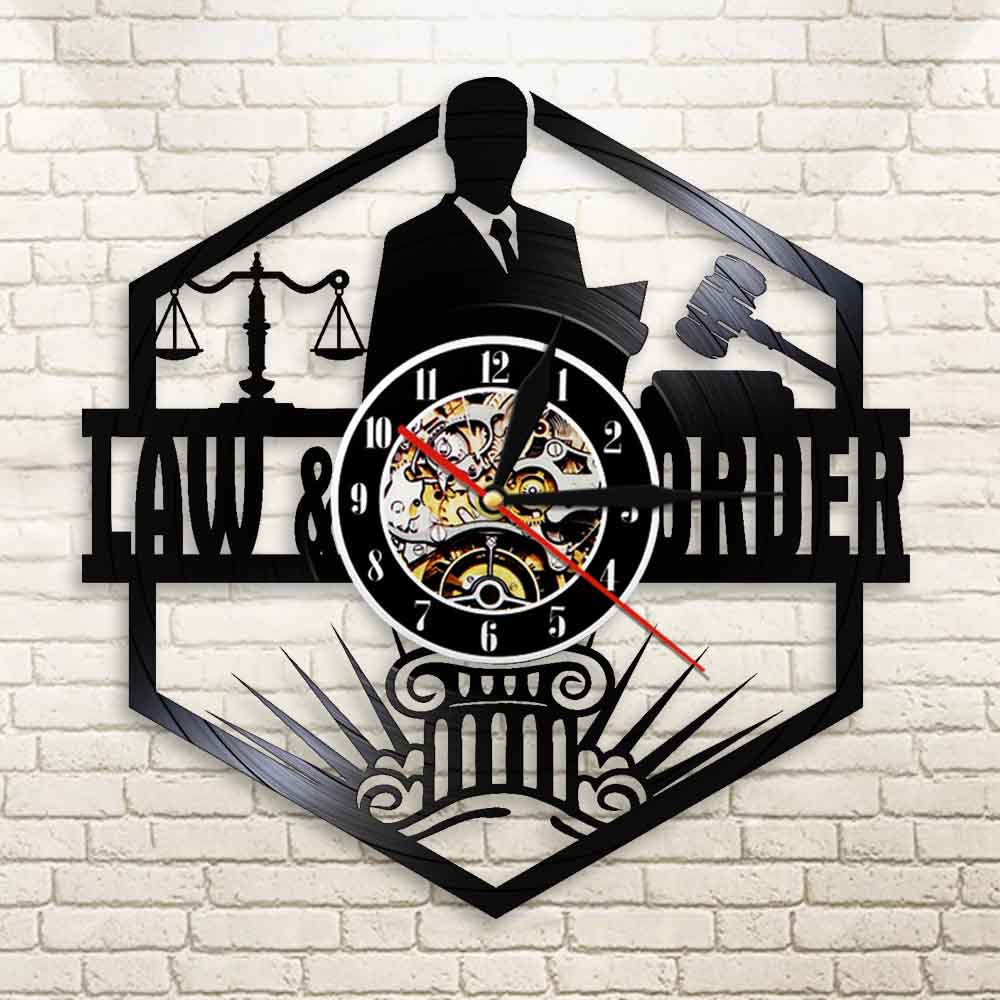 Wall Decoration Clock Gift for Lawyer