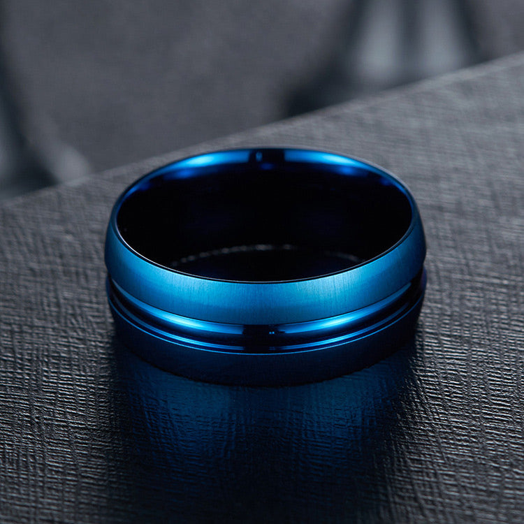 Names Engraved Ring for Men Titanium