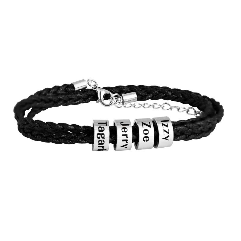 Family Name Bracelet for Dad