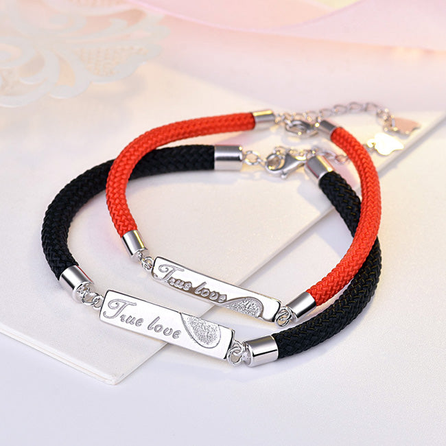 True Love Relationship Bracelets Set for Couples