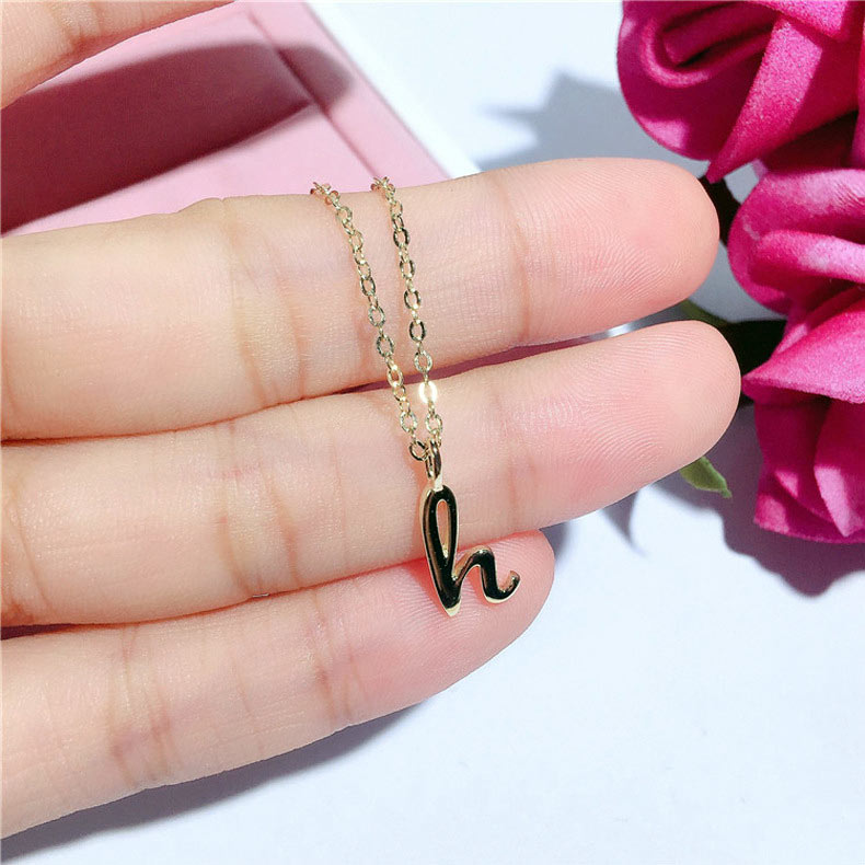 Custom Name Initial Dainty Necklace