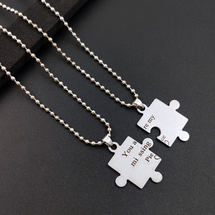 You are My Missing Piece Promise Pendants