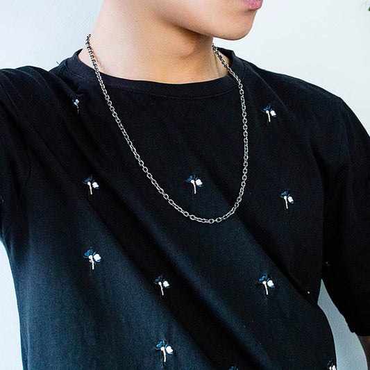 Mens Trace Chain Necklace Gift for Him