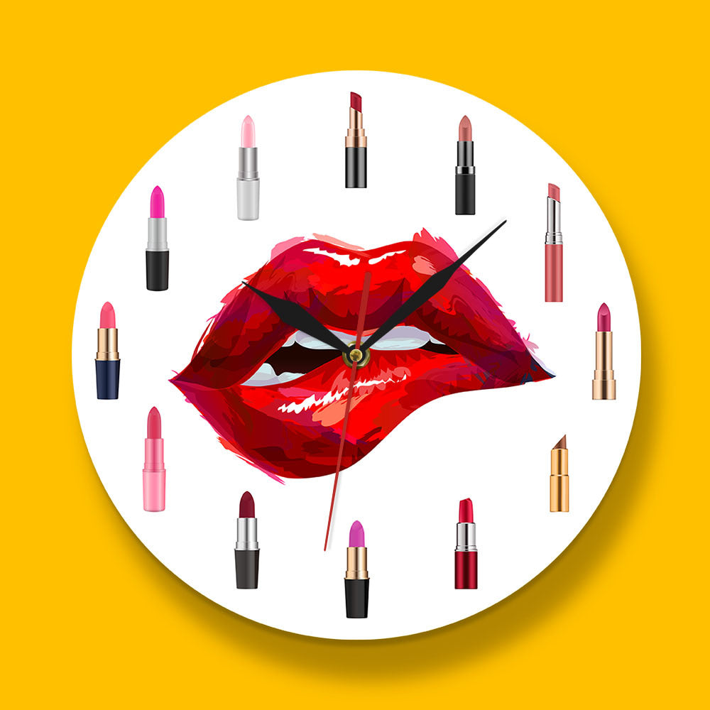Wall Deco Clock Gift for Beauty Salon