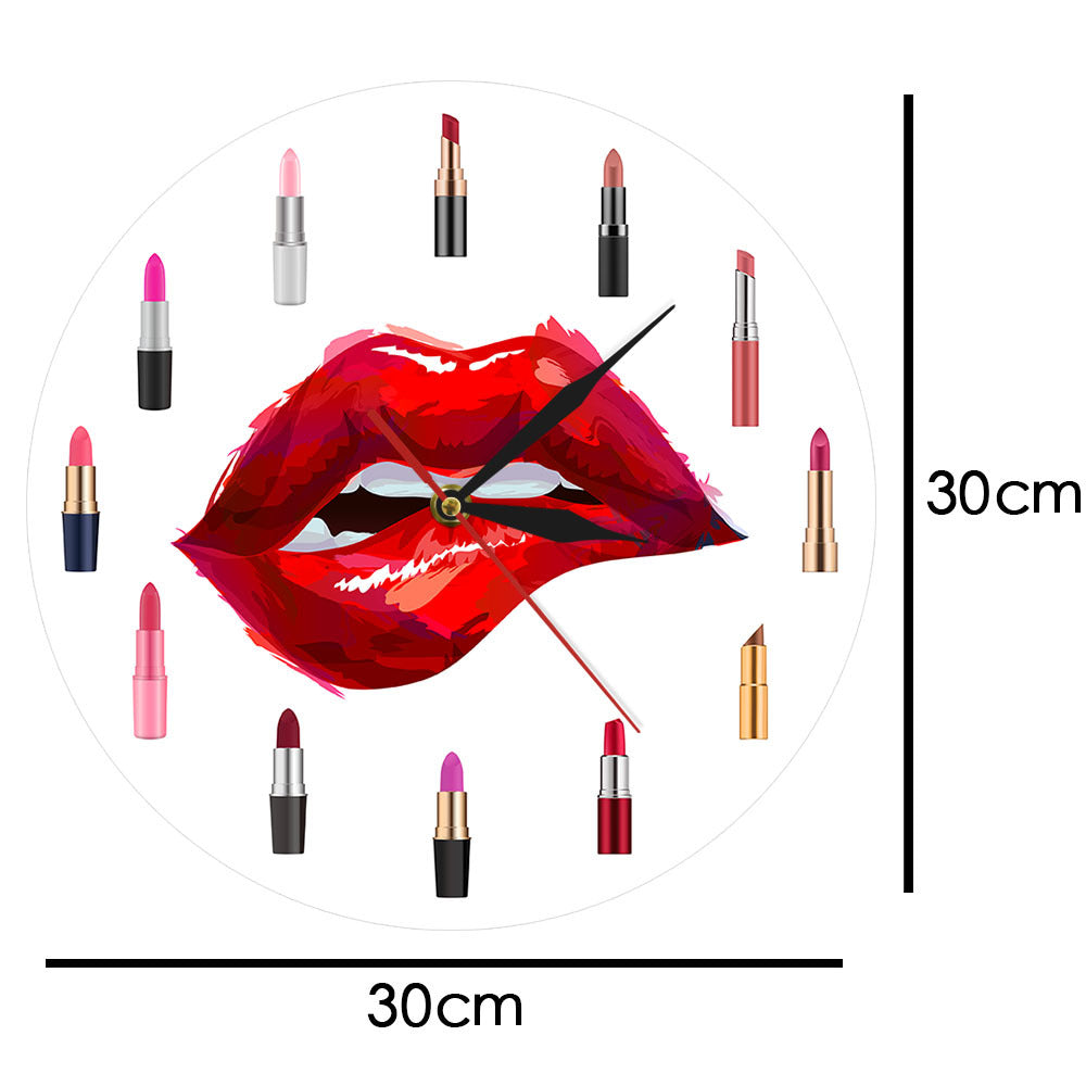 Wall Deco Clock Gift for Beauty Salon