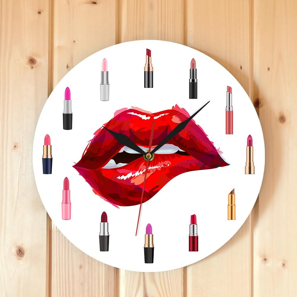 Wall Deco Clock Gift for Beauty Salon