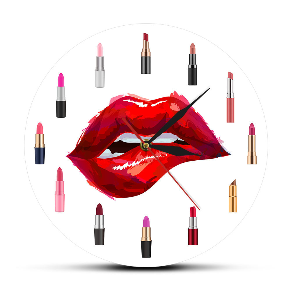 Wall Deco Clock Gift for Beauty Salon
