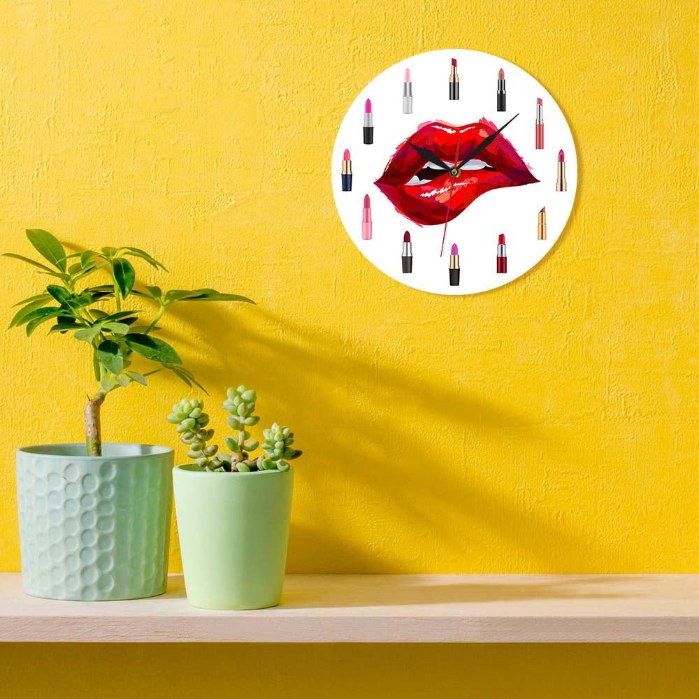 Wall Deco Clock Gift for Beauty Salon