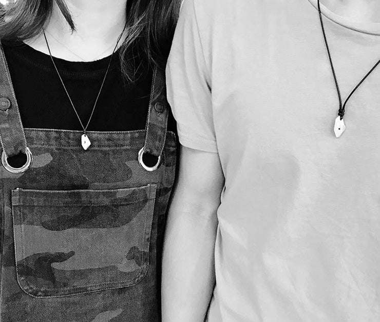 Sun Moon Relationship Couple Necklaces Gift